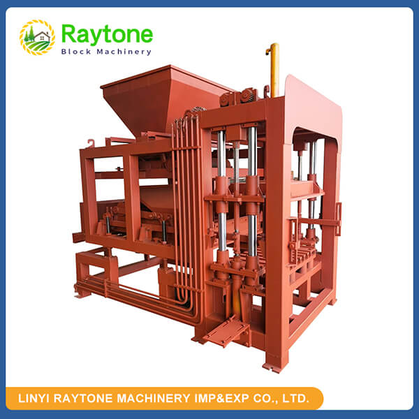 QT4-15 Automatic Concrete Hollow Block Making Machine5