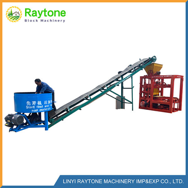 QT4-24 Semi Automatic Cement Block Machine3