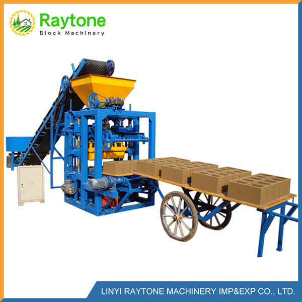 QT4-24 Semi Automatic Cement Block Machine7