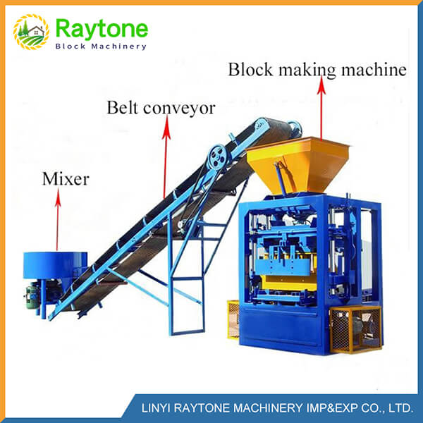 QT4-24 Semi Automatic Cement Block Machine9